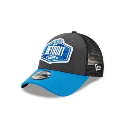 Detroit Lions Gorra | New Era NFL Draft 9forty Adjustable Cap Mexico - Grises